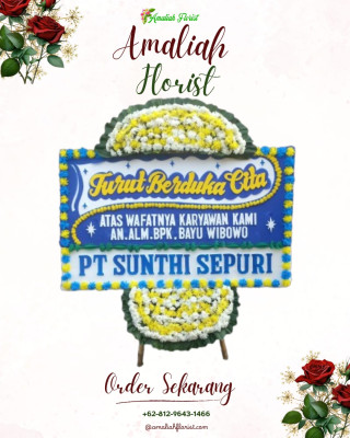 Papan Bunga Duka di Sendangguwo