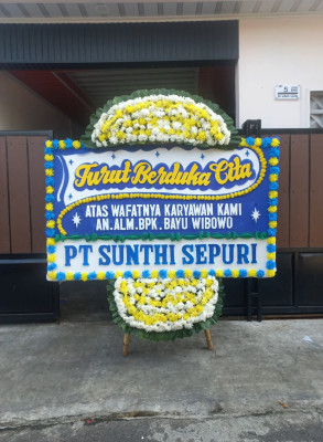 Papan Bunga Duka di Sendangguwo